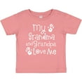 thumbnail image 3 of Inktastic Grandma Grandpa Love Me Girls Boys or Girls Baby T-Shirt, 3 of 5