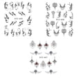 thumbnail image 1 of Manicure Nail Abstract Art Sticker Diy Nail Decal Wraps Tattoo Nail Art Decoration - Stz657 Workhe, 1 of 9