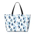 thumbnail image 2 of Disketp Penguin Winter Fun Large Capacity Beach Bag, Waterproof Sandproof Beach Swim Pool Bag Tote Bag for Women, 2 of 7