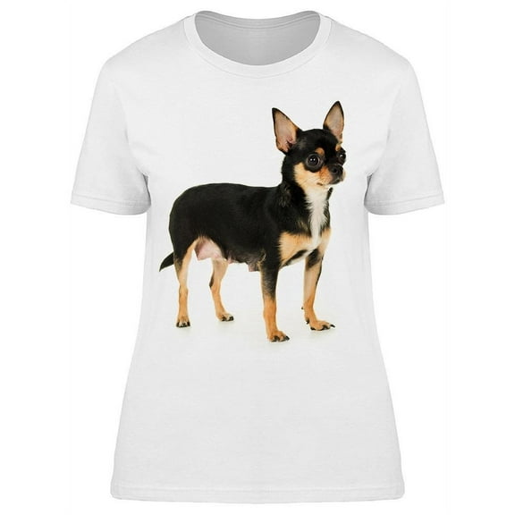 Adult Chihuahua Dog Standing T-Shirt Women -Image by Shutterstock, Female Small