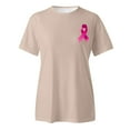 thumbnail image 3 of TINZ T-Shirt à Manches Courtes Imprimé pour Femmes, Col Rond, Blouse, Manches Longues, Tee-Shirt Technique, Chemise du Jour, 3 of 4
