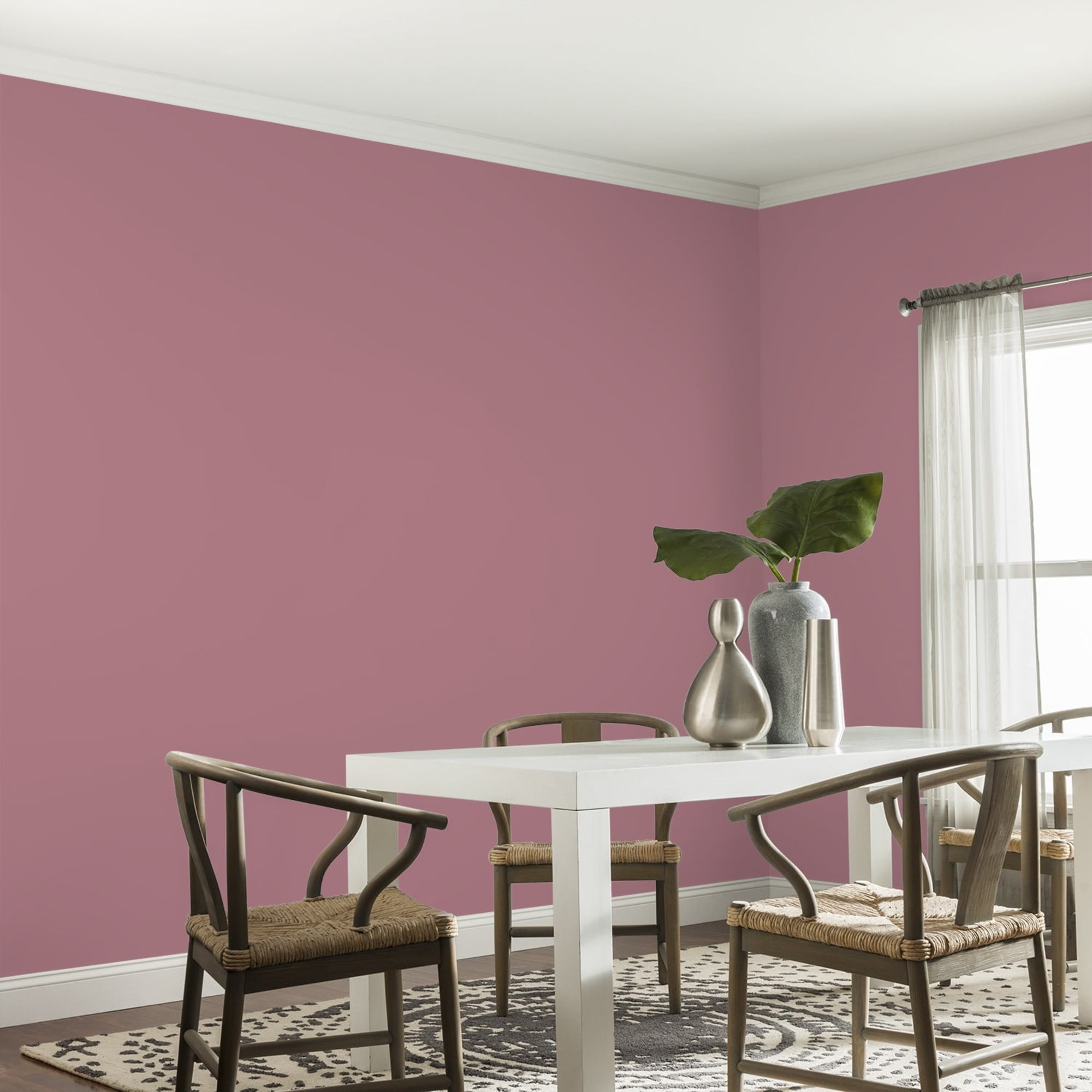 Glidden HEP Mauve Madness / Purple, Eggshell Interior Paint with Primer, 1 Gallon