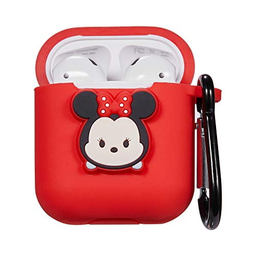 Logee Minnie Mouse Case for Apple Airpods Charging Case,Cute Silicone 3D Cartoon Airpod Cover,Soft Protective Accessories Kit Logee Minnie Mouse Case for Apple Airpods Charging Case,Cute Silicone 3D Cartoon Airpod Cover,Soft Protective Accessories Kit