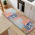 thumbnail image 5 of Pioneer Flower Floral Print Pattern Kitchen Rug Mat,Kitchen Runner Rugs Non Skid Washable,Decorative Kitchen Floor Mats for Kitchen,Sink,Laundry,17"x47.2", 5 of 7