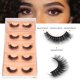 thumbnail image 3 of Pestañas postizas DYSILK estilo ojo de gato, efecto mink, 5 pares, kit 6D, 3 of 7