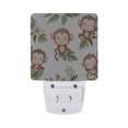 thumbnail image 2 of Happy Monkeys Flowers Leaves LED Night Light with Smart Sensor Plug Into Wall Dusk to Dawn 2 packs, 2 of 7