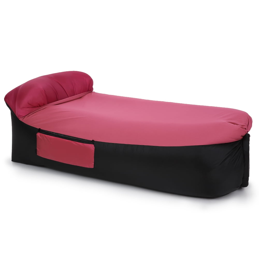 Portable Inflatable Lounger Couch Air Sofa Bed Chair for Camping Beach Travel 