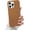 Brown, variant on Skin Touch Feel Leather Phone Case for iPhone (Black,iPhone 13 Pro)