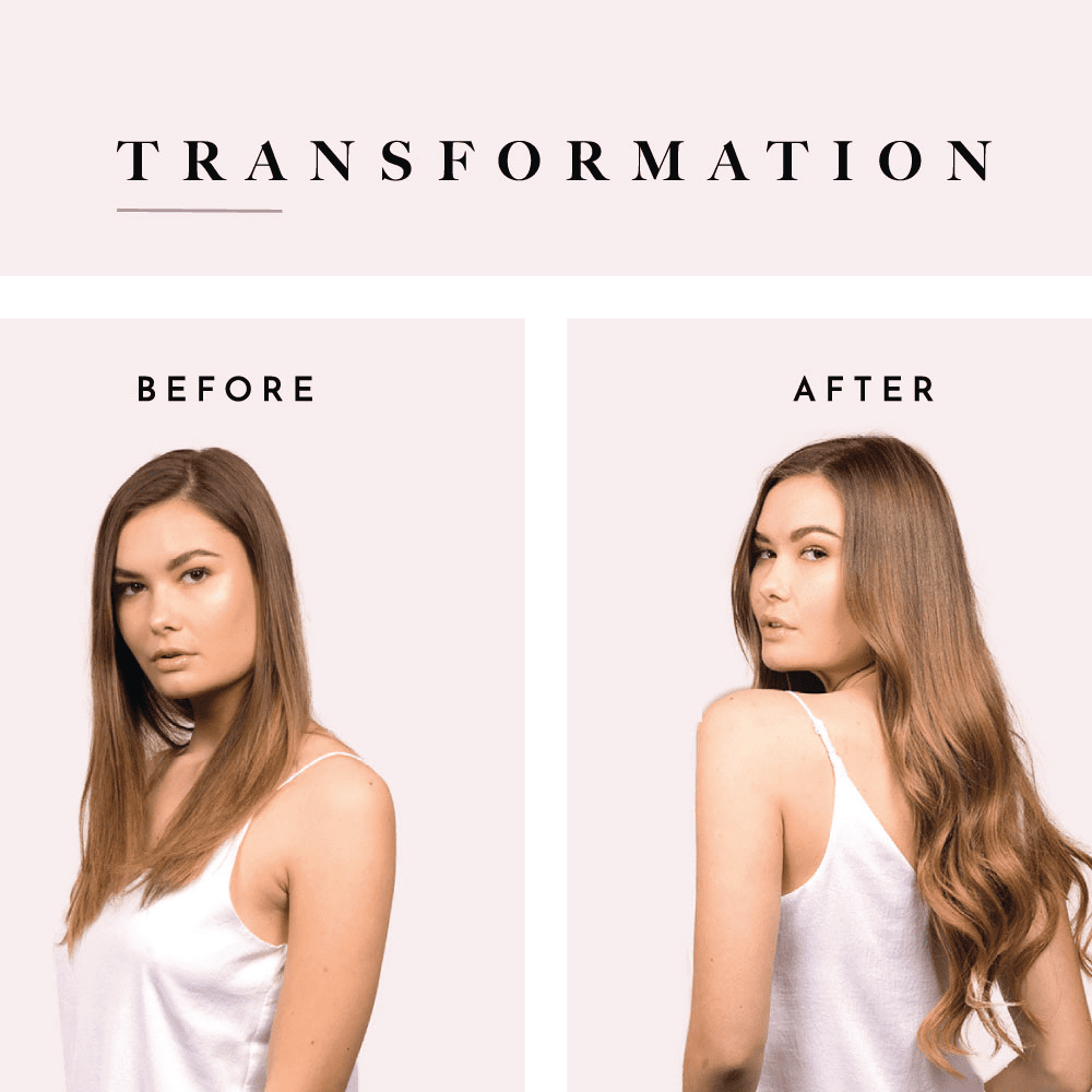 7-Piece Clip-In Hair Extension Set by Joi Hair, Clip Sewn Machine Weft, Premium Remy Human Hair, Full Set for Full Head, 120g 20" #14/22 Golden Blonde