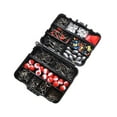 thumbnail image 1 of 264pcs Fishing Accessories Set with Tackle Including Plier Hooks Weight Swivels Snaps Slides, 1 of 6