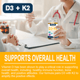 thumbnail image 6 of Mutsweet Vegan Vitamin D3 + K2 MK7 Supplement, 5000 IU, 120 Count, 6 of 6