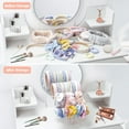 thumbnail image 2 of JINGT Acrylic Clear Headband Holder Scrunchie Storage Display Organizer Stand 3 layers, 2 of 8