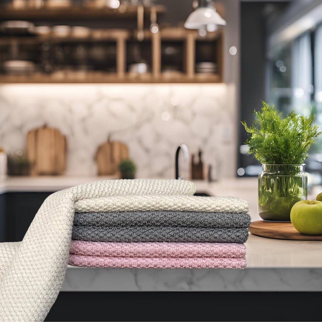 HYKE ber Cleaning Cloth All-pose ber Towels - 12 x 12 - Micro ber Cleaning Rags for House, en, Dust Rags for Dusting Furniture, Houseeping, Car Drying Towel