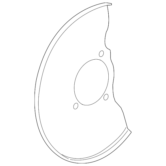 Genuine OE GM Splash Shield 94775724