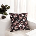 thumbnail image 6 of Pofeuu Butterfly Print Double-sided plush pillowcase Square Throw Pillow Covers Pillows Cover for Living Room Bedroom Sofa Couch Cushion Cover（No pillow core）-26"x26", 6 of 7