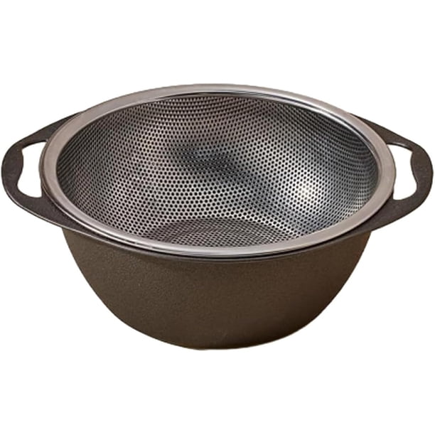 Cesta de drenaje multiusos de doble capa, cesta de drenaje multifunción, colador de frutas, cesta de lavado de verduras de doble capa, colador de arroz, colador de cocina giratorio