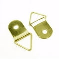 thumbnail image 2 of Wideskall 1" inch Large D Ring Picture Hanger Hook with Screws Hanger Brass Pack of 40, 2 of 3