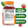 thumbnail image 3 of Lifeable Apple Cider Vinegar with the Mother for Kids - 500 mg - 60 Gummies, 3 of 10