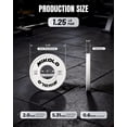 thumbnail image 3 of Mikolo Change Weight Plates 1.25LB 2.5LB 5LB Set Fractional Plate Olympic Bumper Plates for Cross Training, Steel Insert Strength Training Micro Weight Plates, 3 of 9