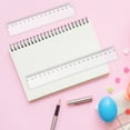 thumbnail image 6 of 5 Pcs 15cm 20cm Clear Ruler Measuring Ruler Plastic Ruler Straight Ruler Multifunctional Rulers Drawing Tool, 6 of 8
