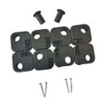 thumbnail image 1 of 8 piezas de patas de repuesto para silla de camping, tornillos de fijación para conector profesional Negro, 1 of 8