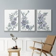thumbnail image 5 of Periwinkle Patch I - Framed Premium Gallery Wrapped Canvas L Frame 3 Piece Set - Ready to Hang, 5 of 9