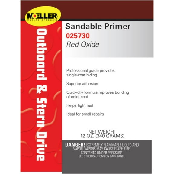 MOELLER 025730 Sandable Primer Red Oxide
