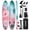 Flamingo, variant on Quashley Pink Inflatable Paddle Board, 11 ft x 34 inch Wide All-Around SUP Board with Paddle, Hand Pump, Backpack and Leash