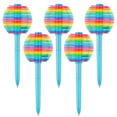 thumbnail image 1 of 5 Pcs Rainbow Fidget Ballpoint Pens, Decompression Multifunction Writing Tools, Colorful Desk Toys for Office, Novelty Gifts for Kids, Children & Students (Blue Rainbow 5 - Pack), 1 of 6