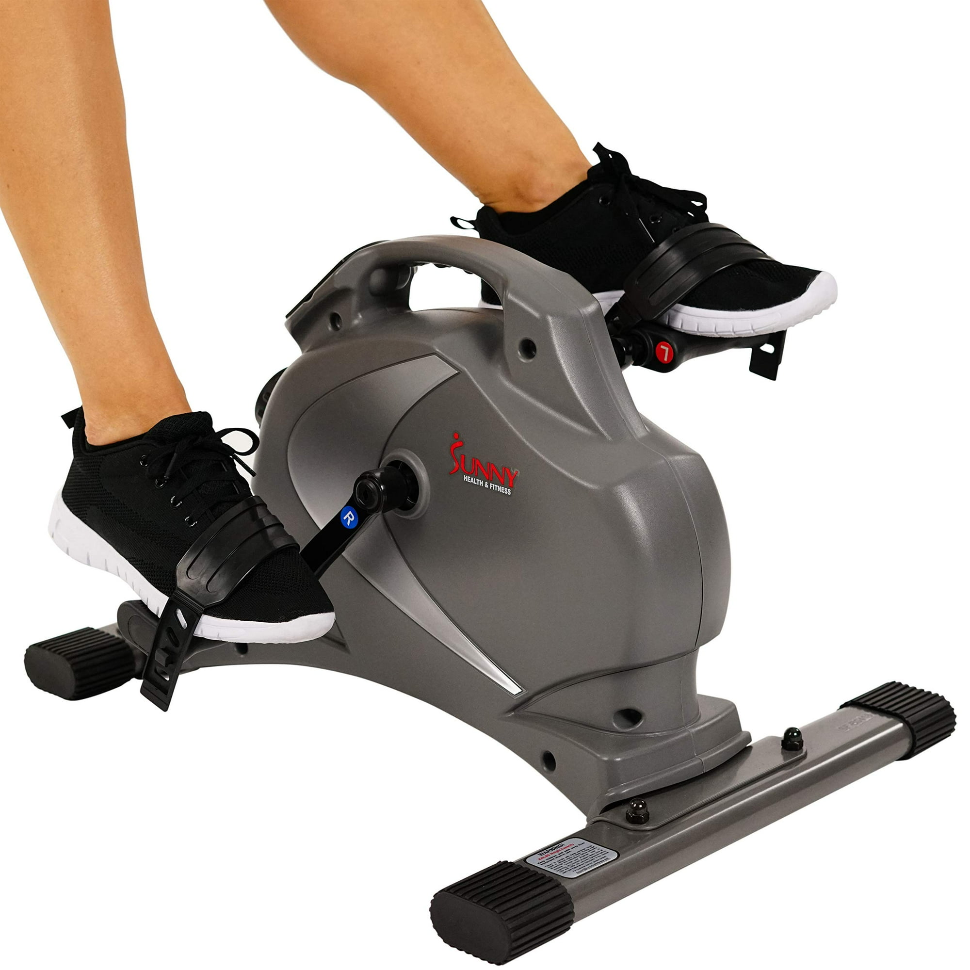 Sunny Health Fitness SF B0418 Magnetic Mini Exercise Bike with Digital Monitor and 8 Level Resistance Walmart
