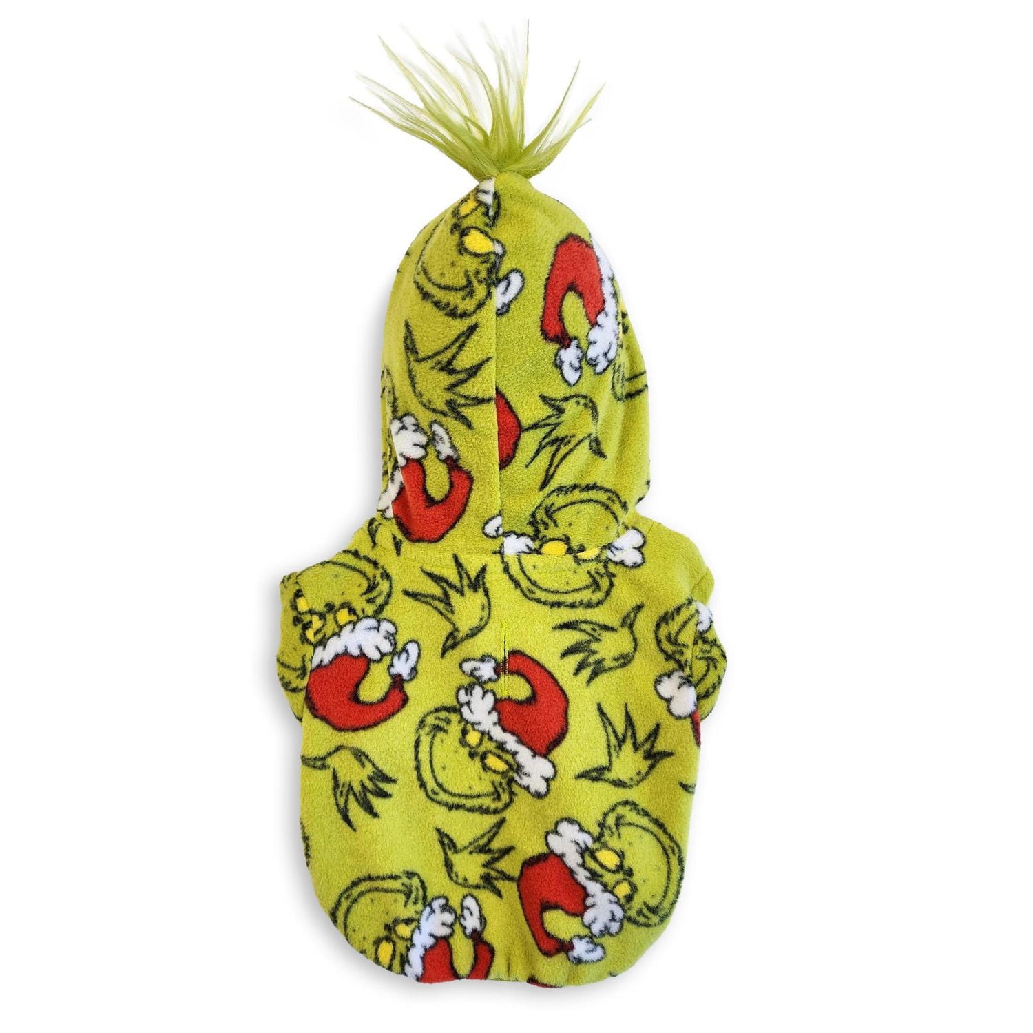 The Grinch Costume de noël à capuche avec oreilles 3D pour animaux de compagnie, vêtements pour animaux de compagnie