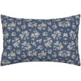 thumbnail image 5 of Spring Flower Pillow Covers 12x20 Chinoiserie Navy Blue Floral Farmhouse Decor Throw Pillows Case for Couch Seasonal Pillowcase Outdoor Decorative Cushion Case for Sofa Bed Decorations Set of 2, 5 of 5
