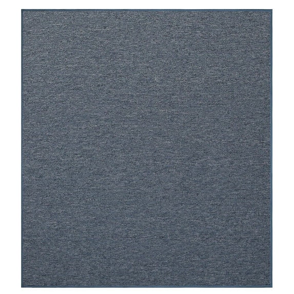 Modern Indoor/Outdoor Commercial Solid Color Rug - Petrol Blue, 6" x 6"-Sample, Pet and Kids Friendly Rug. Made in USA, Rectangle, Area Rugs Great for kids, Pets, Event, Wedding