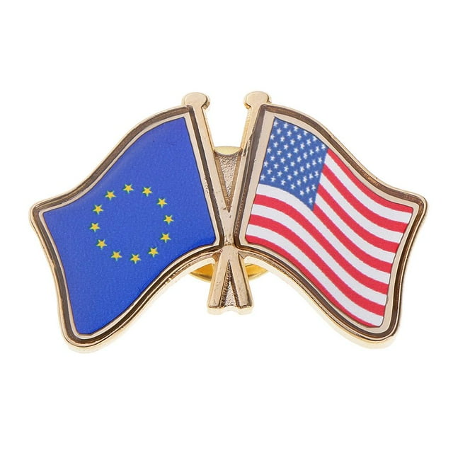 Souvenir Bandera de País Insignia Bandera Insignia Broche Unisex Regalos Gris