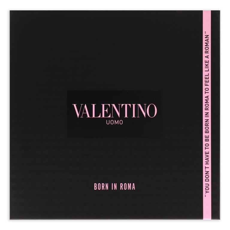 Valentino Uomo Born In Roma , 2 Pc Gift Set 1.7 oz EDT Spray, 0.5