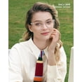 thumbnail image 3 of Las gafas Blue Light Cyxus, paquete de 3, reducen la fatiga visual y bloquean los rayos UV, 3 of 7