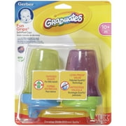 Gerber Graduates Fun Grips Spill-Proof Cups, 2 ct
