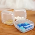 thumbnail image 2 of Miangastore 20 Pcs Ear Plug Cases Clear Jewelry Box Bead Organizer Mini Jewelry Box Mini Pill Box Bead Containers, 2 of 8