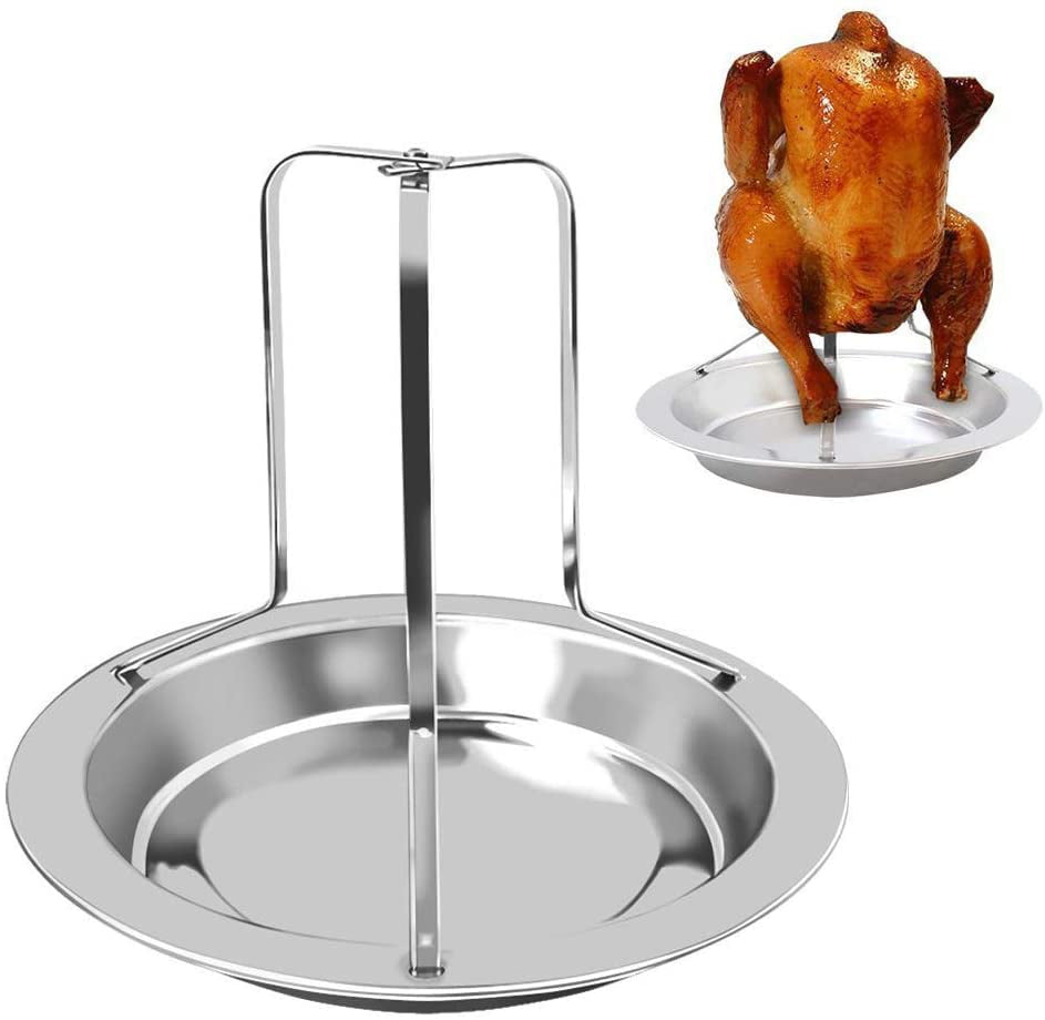 Upright Chicken Roaster Rack Non-stick Barbecue Grilling BBQ Accessories New 