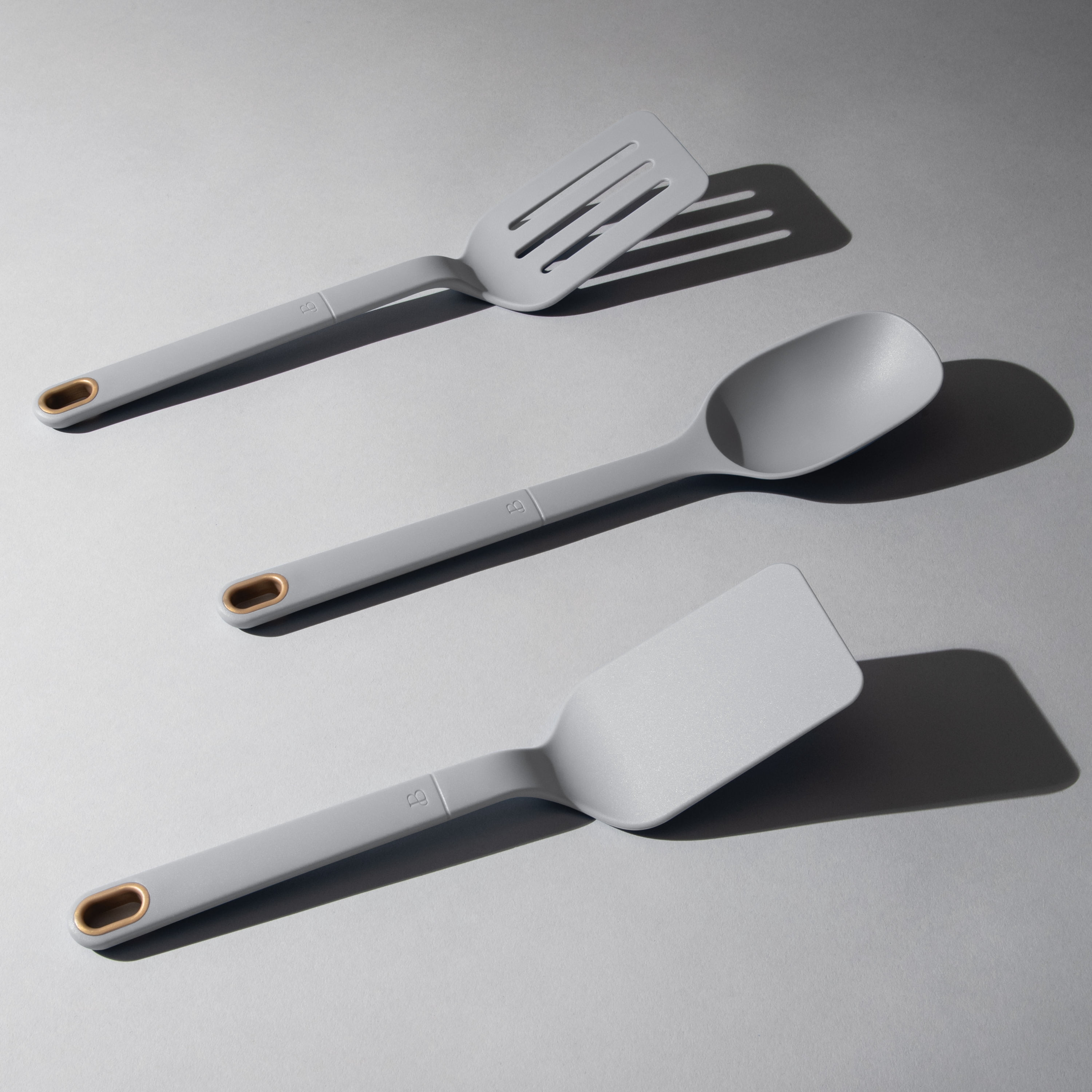 Beautiful Set of 3 Nylon Tools in Grey Smoke by Drew Barrymore