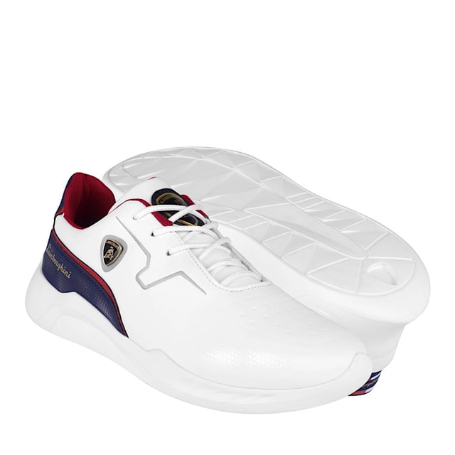 TENIS CASUALES CABALLERO LAMBORGHINI SIMIPIEL BLANCO Lamborghini 7762