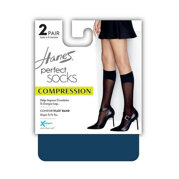 Hanes Hanes Perfect Geo Compression Socks 2Pack