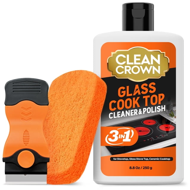 Kit limpiador para estufas CleanCrown 3 en 1 con limpiador de 250 ml