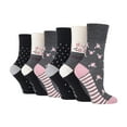 thumbnail image 1 of Gentle Grip - 6 Pairs Ladies Gentle Grip Non Elastic Crew Socks, 1 of 2