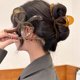 thumbnail image 4 of Pinza de pelo grande de 13cm para pinzas gruesas para el pelo, pinzas de horquilla de café transparentes y rizadas para niñas, accesorios coreanos para cola de caballo para mujeres, 4 of 5