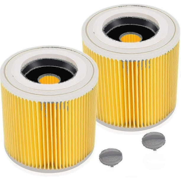 2 Pack Cartridge Filter For Wd3 Premium Wd2 Wd3 Wd3p Wd3 Mv2 Mv3 Filter Wd3 Replacement Filter For Krcher Vacuum Cleaner 6.414-552.0/6414552