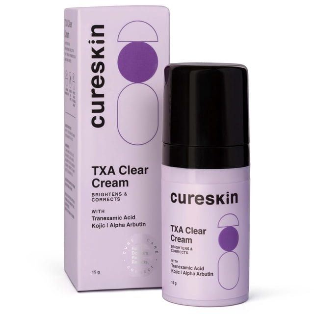 Crema Cureskin con ácido tranexámico al 10% | 20 000 ppm de dipalmitato de ácido kójico, 15 000 ppm