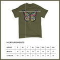 thumbnail image 5 of Tee Hunt Colorful Neon Butterfly T-Shirt Dean Russo Beautiful Nature Men's Tee, Military Green, Small, 5 of 5