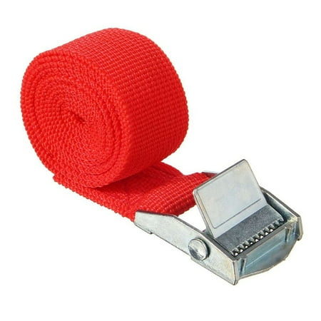 

1M Lashing Strap W/ Buckle Nylon Quick Release fr Cargo Tie Down Luggage Bag
