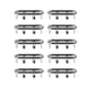 thumbnail image 1 of 10x Tapa de rebose para embellecedor de lavabo, tapa de inserción de orificio, tapa de repuesto para lavabo Oval, 1 of 9